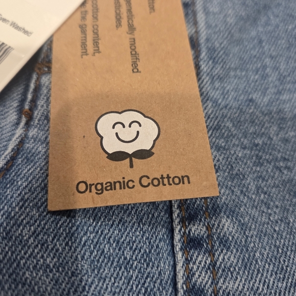 MOLO Girl's ALYNA Medium Blue Chambray Elasticized Waist Cargo Jeans, Sz 7 YRS - Picture 3 of 14